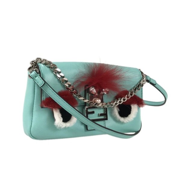 FENDI Monster Micro bucket 8M0354 Pouch - Picture 1 of 14
